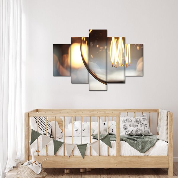 Tablou cu becul aprins (150x105 cm)