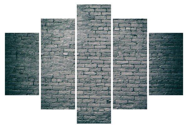 Tabloul cu perete din cărămidă (150x105 cm)
