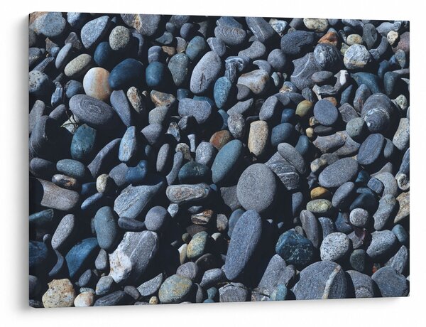 Tabloul cu pietre pe plajă (70x50 cm)