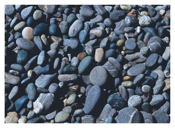 Tabloul cu pietre pe plajă (70x50 cm)