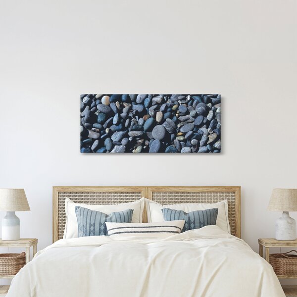 Tabloul cu pietre pe plajă (120x50 cm)