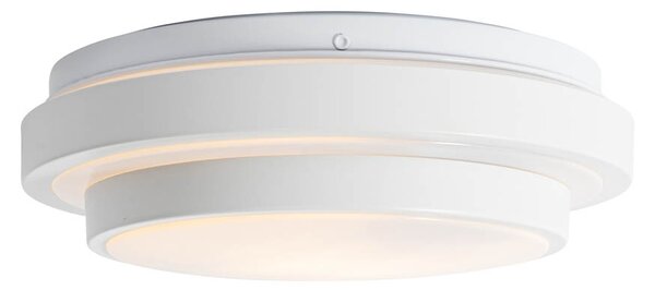 Plafoniera moderna alba 25 cm IP44 - Walden