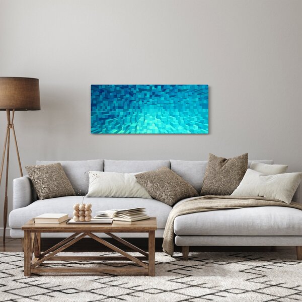 Tabloul - cuburi abstracte (120x50 cm)