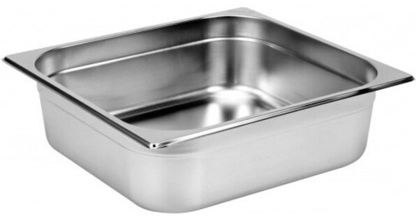 Tava gastronorm Pufo din inox pentru depozitare alimente, ideal pentru catering, restaurante, fast food, capacitate 5 L