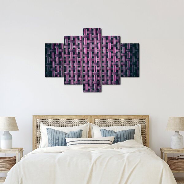 Tabloul textura în mov (150x105 cm)