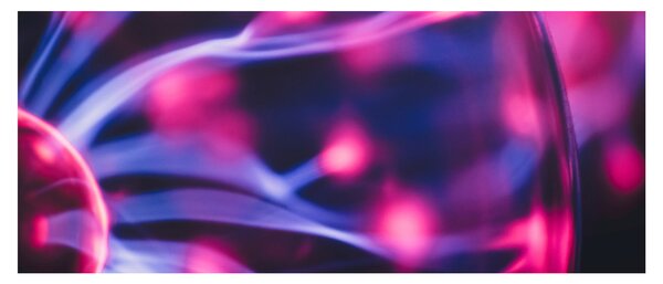 Tablou abstract mov (120x50 cm)