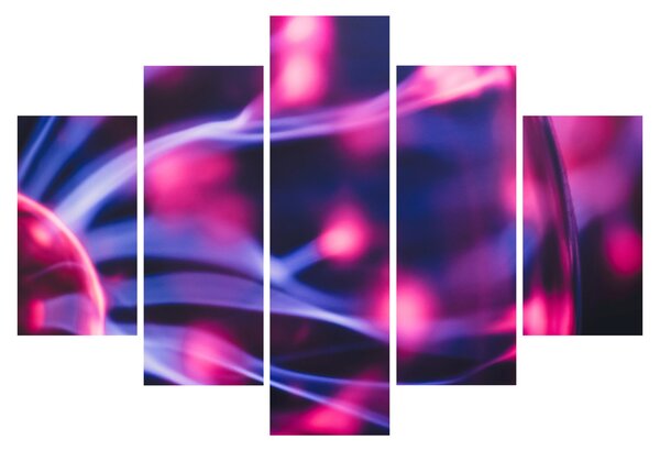 Tablou abstract mov (150x105 cm)
