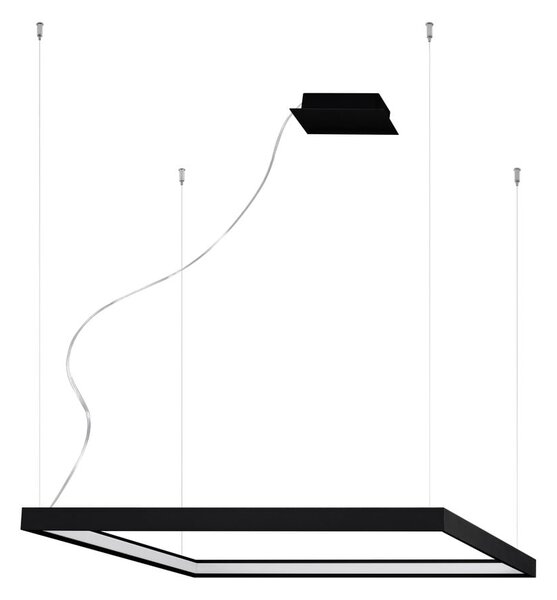 Lustră LED neagră 130x40 cm Jutila - Nice Lamps