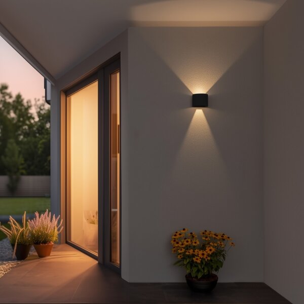 Aplică LED de exterior Brilagi RONDO LED/6W/230V IP54