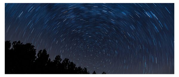 Tabloul cu cerul nocturn (120x50 cm)