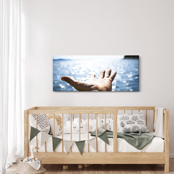 Tabloul cu palma deschisă (120x50 cm)