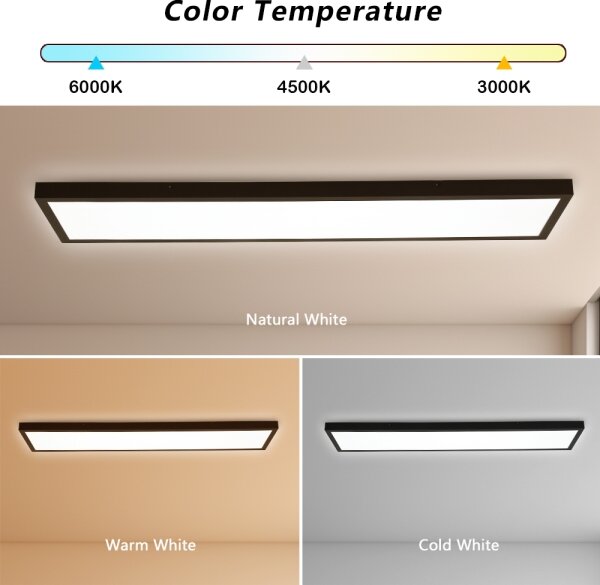 Brilagi-LED FRAME SMART Lampă de baie dimabilă LED/50W/230V IP44 negru + telecomandă