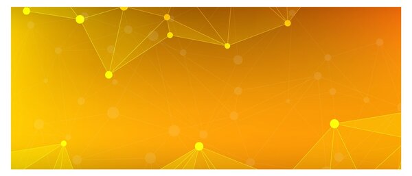 Tabloul abstract galben (120x50 cm)