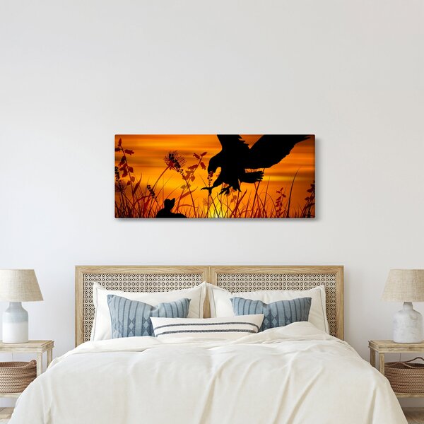 Tablou cu silueta prădătorului (120x50 cm)