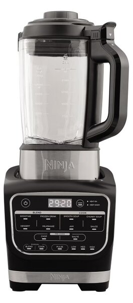 Blender Ninja HB150EU, 1000W, 1,7 l, 10 programe, Auto-iQ, 2in1, Sticla termorezistenta, Negru