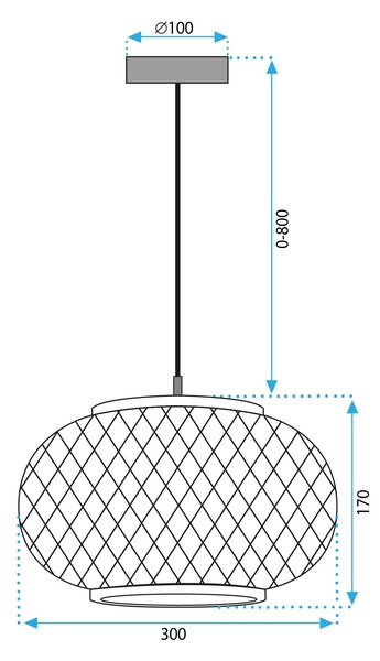 Lampă suspendată APP1247-1CP