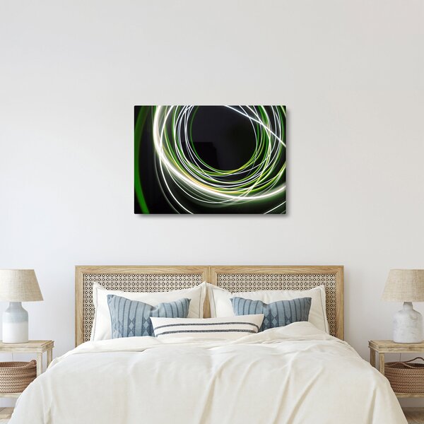 Tablou cu linii verzi (70x50 cm)