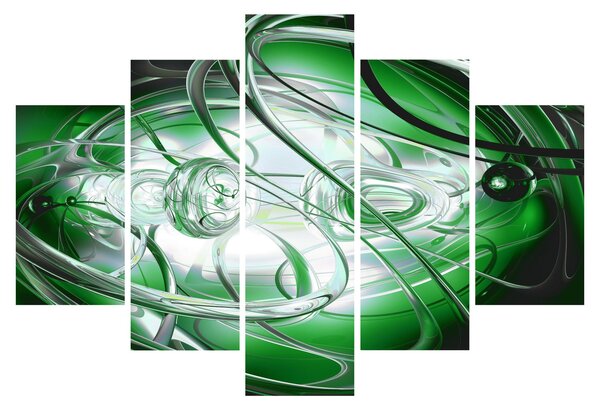 Tabloul abstract verde (150x105 cm)
