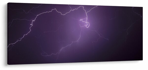 Tabloul cu fulger pe cer (120x50 cm)