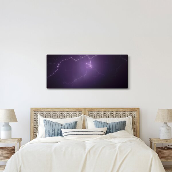Tabloul cu fulger pe cer (120x50 cm)