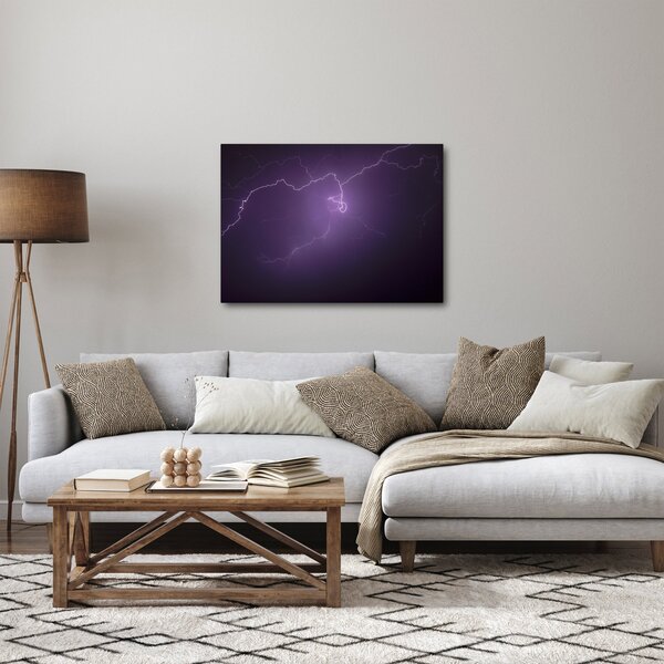 Tabloul cu fulger pe cer (70x50 cm)