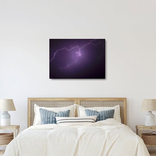 Tabloul cu fulger pe cer (70x50 cm)