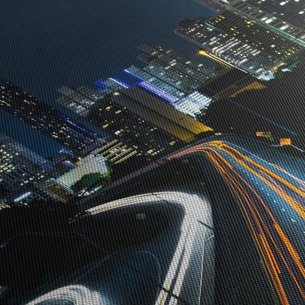 Tabloul metropolei nocturne (90x60 cm)