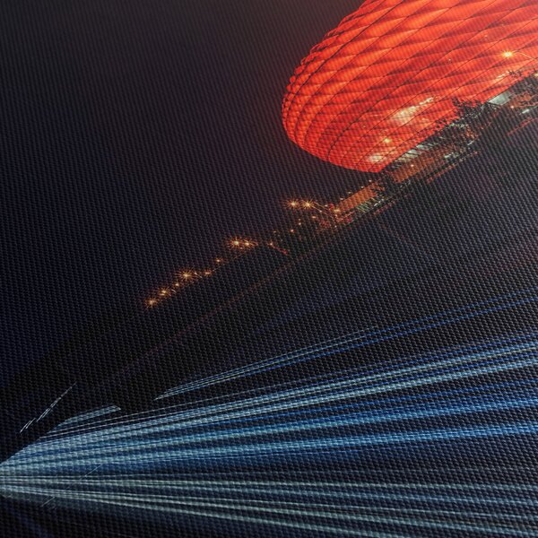 Tabloul cu autostrada (cu ceas) (90x30 cm)