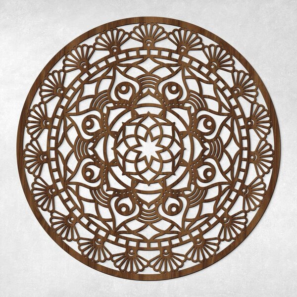 DUBLEZ | Mandala decorativă a păcii | Tablou de perete