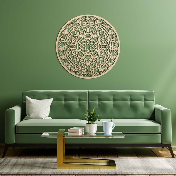 DUBLEZ | Mandala decorativă a păcii | Tablou de perete