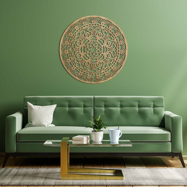 DUBLEZ | Mandala decorativă a păcii | Tablou de perete