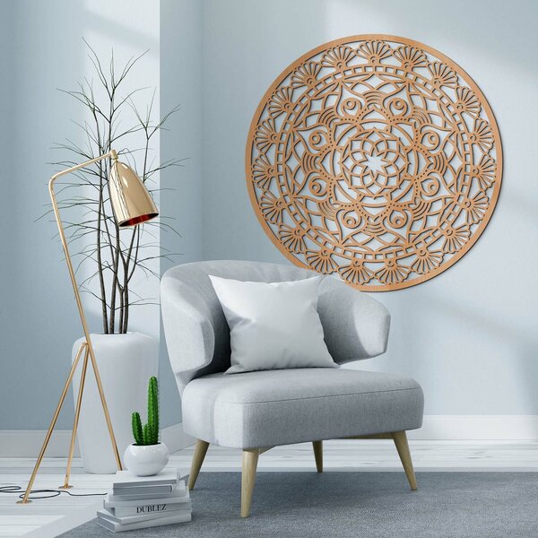 DUBLEZ | Mandala decorativă a păcii | Tablou de perete