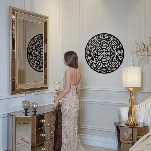 DUBLEZ | Mandala decorativă a păcii | Tablou de perete