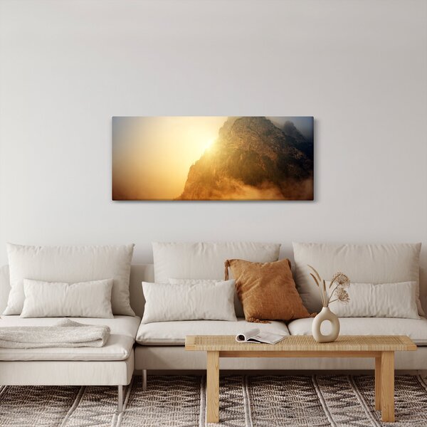 Tabloul muntelui în ceață (120x50 cm)