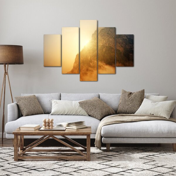 Tabloul muntelui în ceață (150x105 cm)