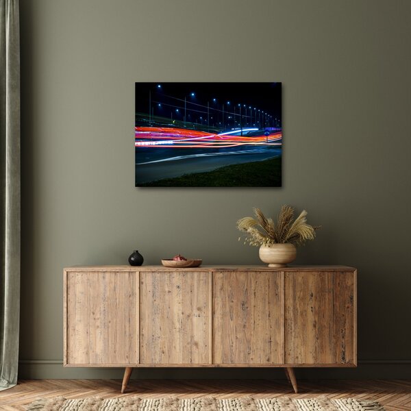 Tabloul orașului nocturn (70x50 cm)