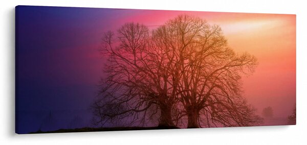 Tabloul pomilor în ceață (120x50 cm)