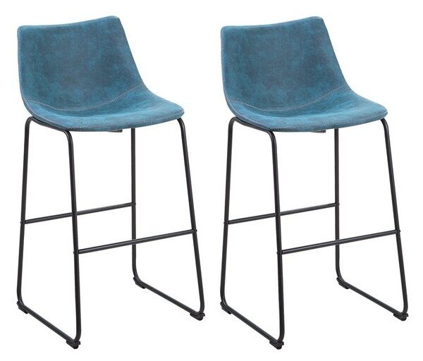 Set scaune tip bar 2buc. Franklin (albastru). Promo -23%. 1009965