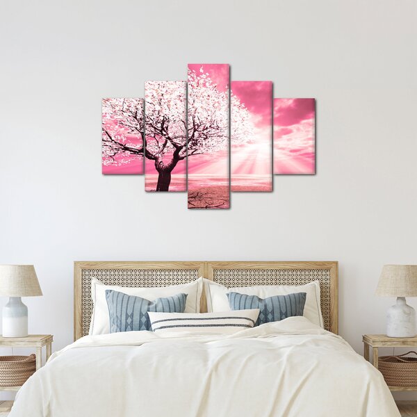 Tabloul cu pomul roz (150x105 cm)