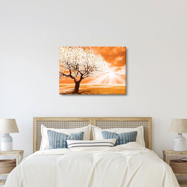 Tabloul cu pomul portocaliu (70x50 cm)