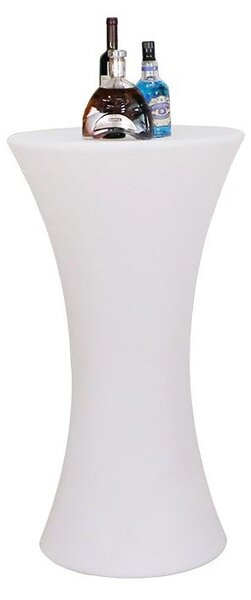 Masa cocktail iluminata LED RGB, 16 culori interschimbabile, control telecomanda, 112x58 cm