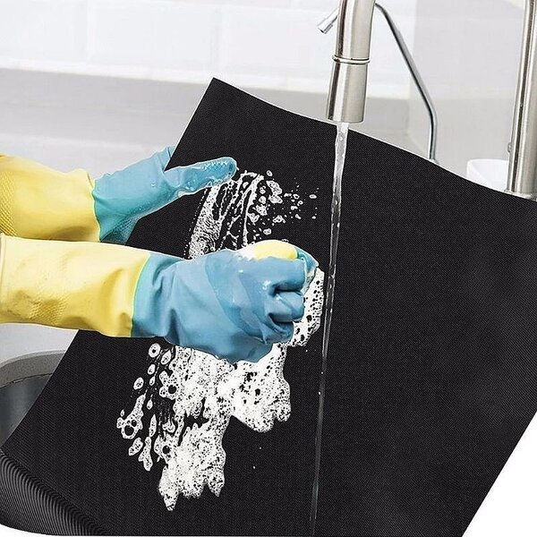 Folie antiaderenta pentru gratar si cuptor, 33x40 cm, teflon, set 5 bucati