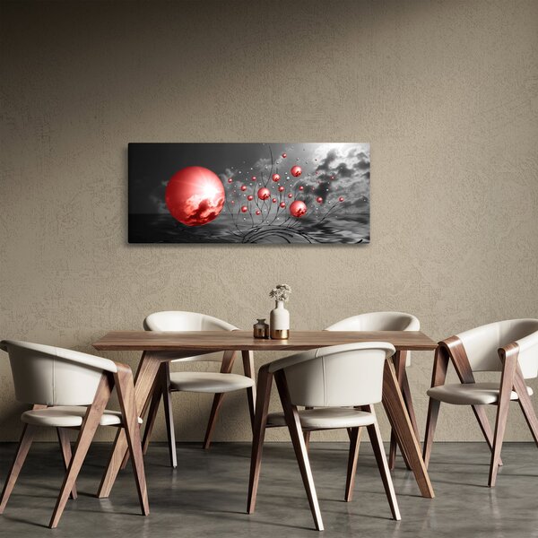 Tabloul bilelor roșii (120x50 cm)
