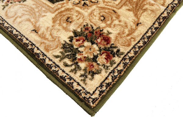 Covor Lotos 535-310, Marime 50 x 80 cm, Verde, Inaltime Fir 8 mm, Antialergic, Polipropilena, Living, Dormitor, Sufragerie, Birou 50 x 80