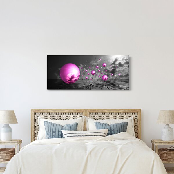 Tabloul bilelor roz (120x50 cm)