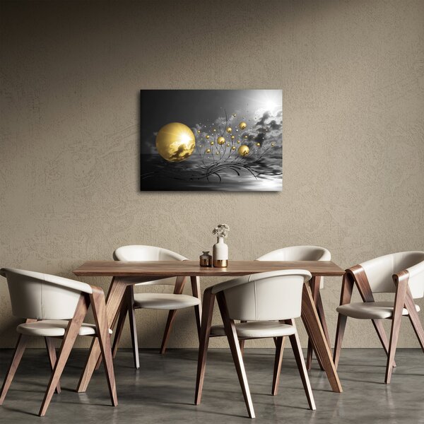 Tabloul bilelor în ocru (70x50 cm)