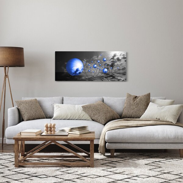 Tabloul bilelor albastru închis (120x50 cm)