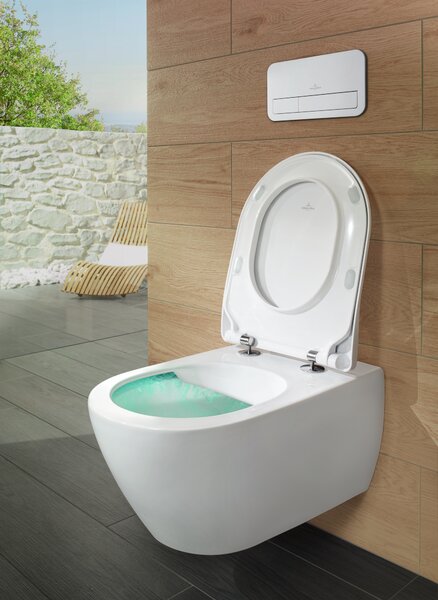 Villeroy & Boch Subway 2.0 set combi-pack cu tablă agăţat fără margine alb 5614R201