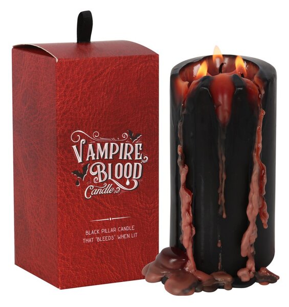Lumanare inalta gotica Victorian Vampire - Sangele vampirului 15.2 cm