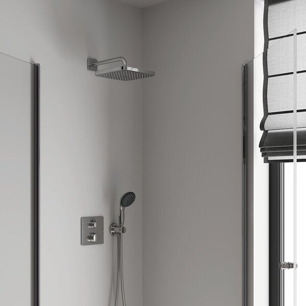 Grohe Vitalio Comfort cap de duș 25x25 cm pătrat StarLight Chrome 26695000